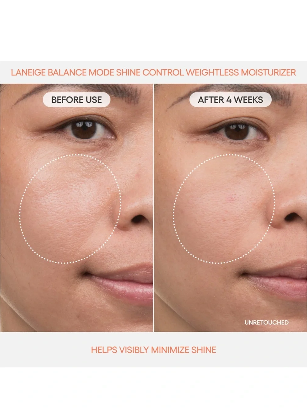LANEIGE Peach-Toned Balance Mode Shine Control Moisturizer — NEW IN BOX✨